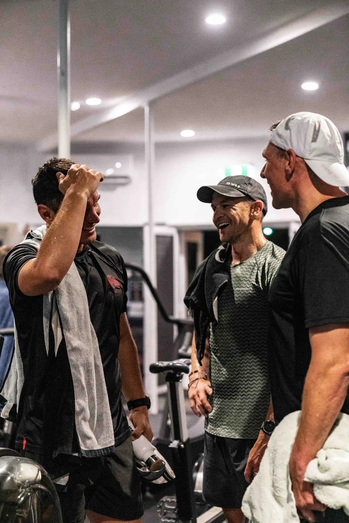 Sparc Up members sharing a moment after training