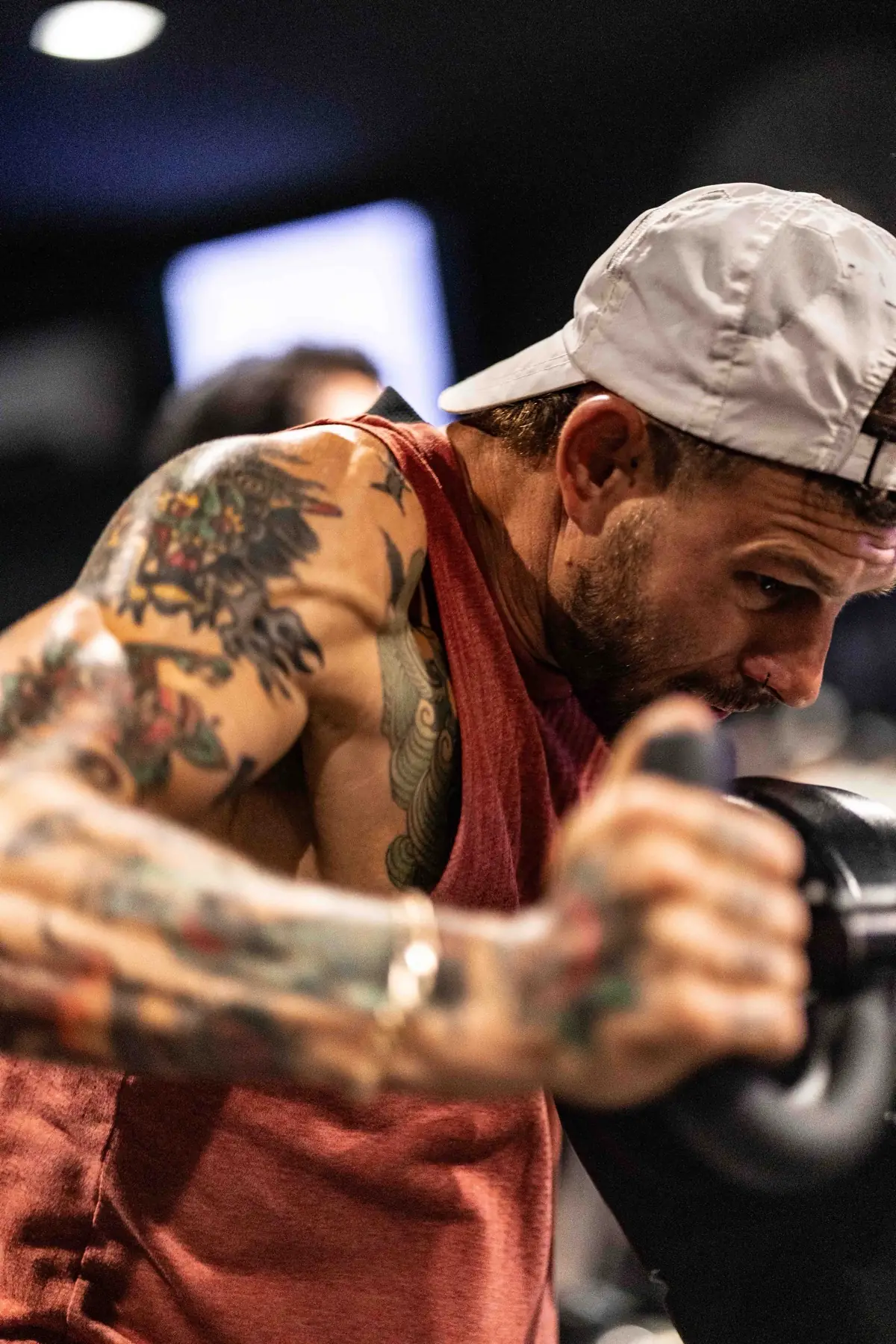 A Sparc Up member working through a strength session